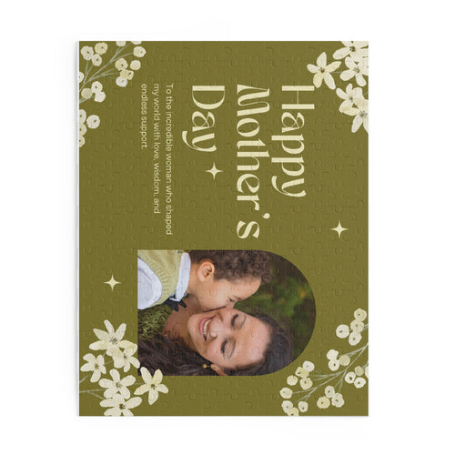 Personalized Photo Puzzle for Mom – Custom Mother’s Day Gift, Family Picture Puzzle, Unique Gift for Mom from Kids